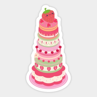 strawberry shortcake Sticker